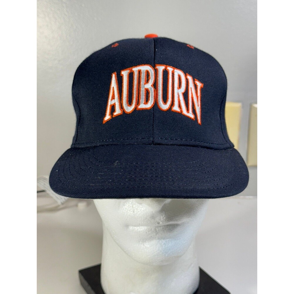 Vintage Auburn University Tigers Alabama Fitted Hat Cap 7 1/8 USA Sam-Sen
